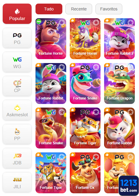 Experiência de Jogos 1213bet.com